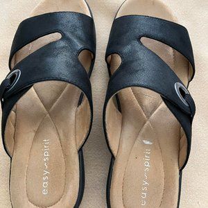 Easy Spirit Black Sandals Size 8